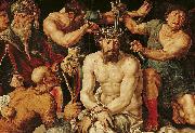 Maarten van Heemskerck Christ crowned with thorns oil